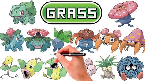 serebii grass|gen 1 grass types.